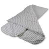 Camp Beds * | Latest Duvalay Comfort 4.5 Tog Sleeping Bag Hollowfibre (Grey Stripe)