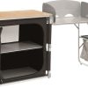 Camping Furniture * | Featured Outwell Padres Kitchen Table With Side Unit