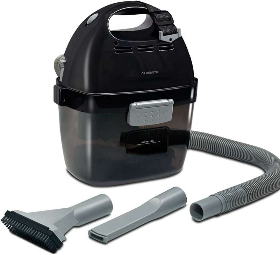 Caravan Supplies * | Latest Dometic Power Pv 100 Battery Powered Vacuum Cleaner