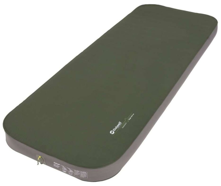 Camp Beds * | Good Quality Outwell Dreamhaven Self Inflating Mat Single 10.0Cm