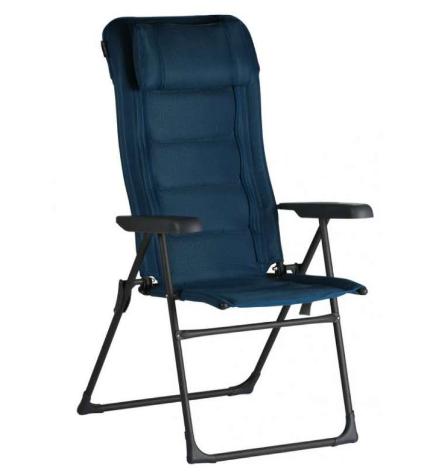 Camping Furniture * | Promotions Vango Hyde Dlx Camping Chair (Med Blue)