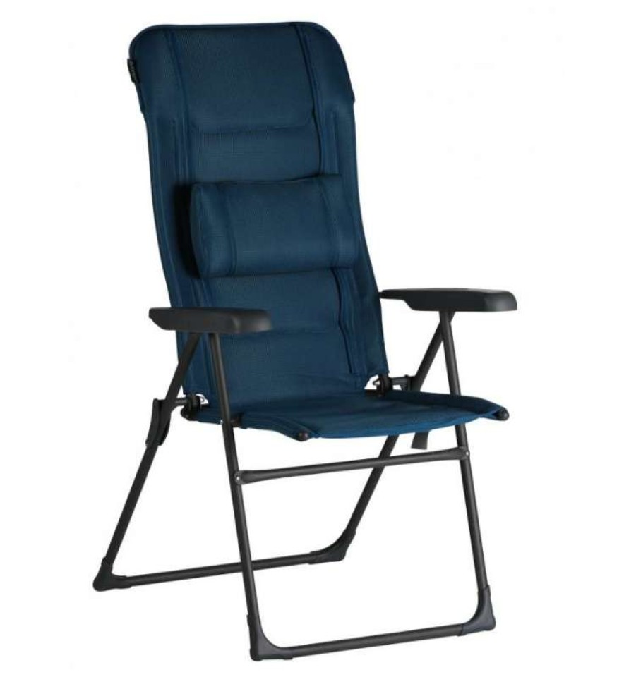 Camping Furniture * | Promotions Vango Hyde Dlx Camping Chair (Med Blue)