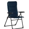 Camping Furniture * | Opening Sales Vango Hyde Camping Chair Tall (Med Blue)