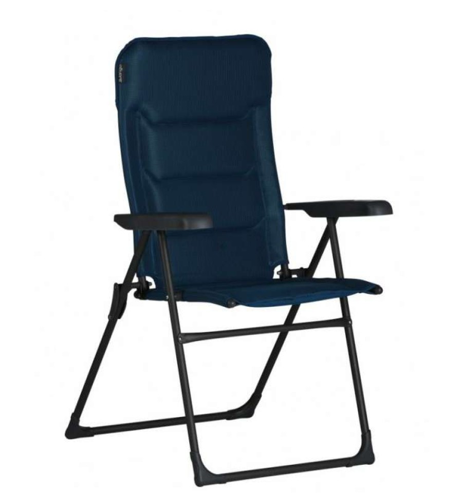 Camping Furniture * | Opening Sales Vango Hyde Camping Chair Tall (Med Blue)