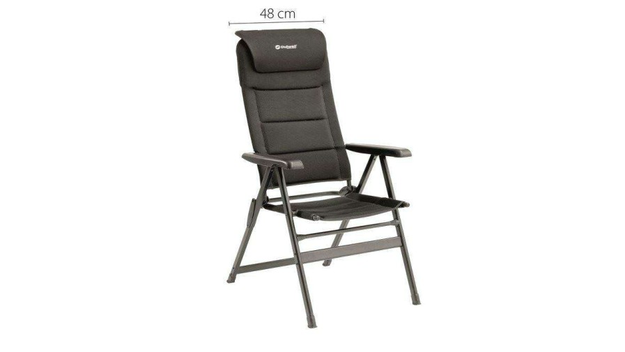 Camping Furniture * | Large Choice Outwell Teton Camping Chair (Black)