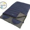 Camp Beds * | Exclusive Outwell Contour Lux Double Imperial Blue Sleeping Bag