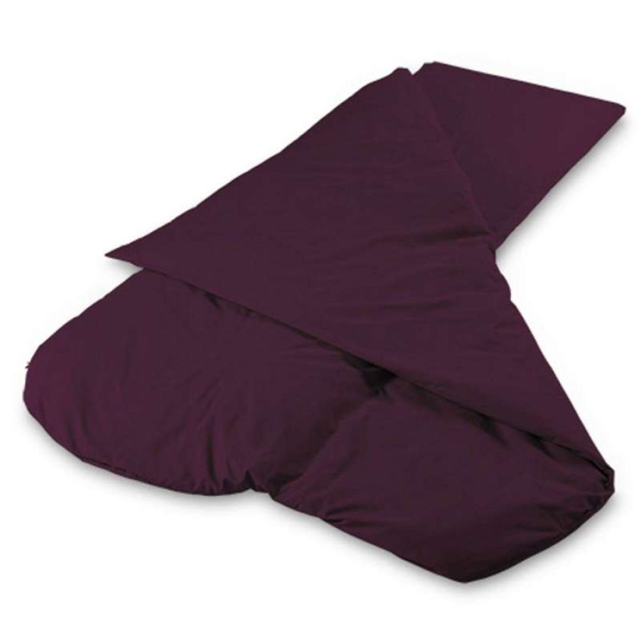 Camp Beds * | Exquisite Gifts Duvalay Compact 4.5 Tog Sleeping Bag (Plum)