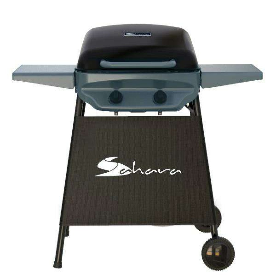 Camping Accessories * | Good Quality Sahara Rapid Assembly 2 Burner Gas Bbq