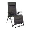 Camping Furniture * | Featured Isabella Freja Reclining Camping Chair (Dark Grey)