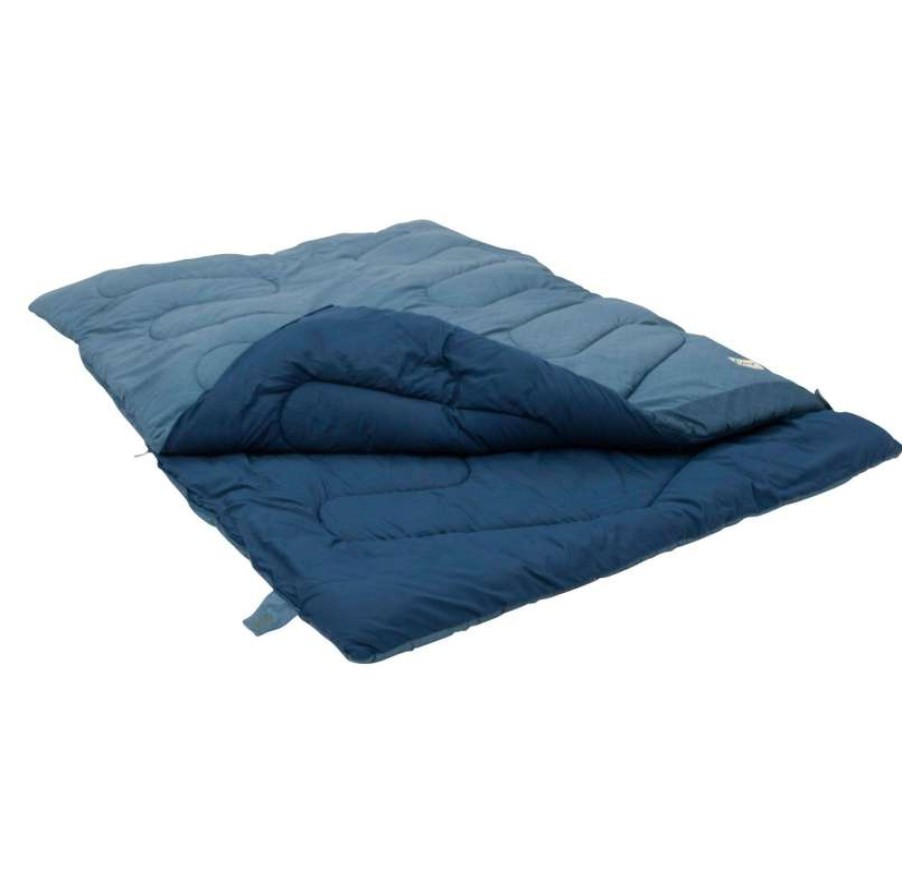 Camp Beds * | Fire Sale Vango Era Double Sleeping Bag Bluestone Grass Print