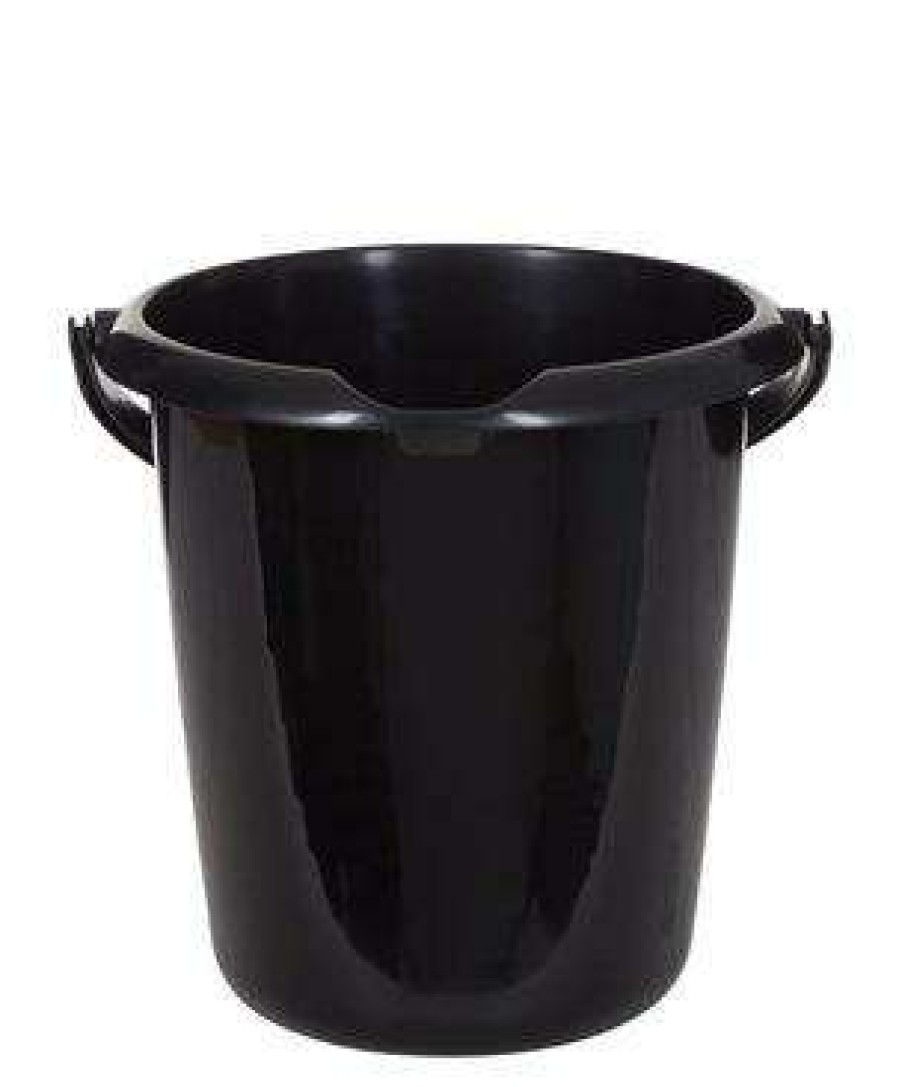 Caravan Supplies * | Fire Sale Bucket With Spout 10L (Black)