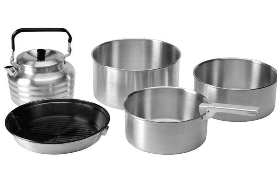 Caravan Supplies * | Good Quality Vango Aluminium Cook Set