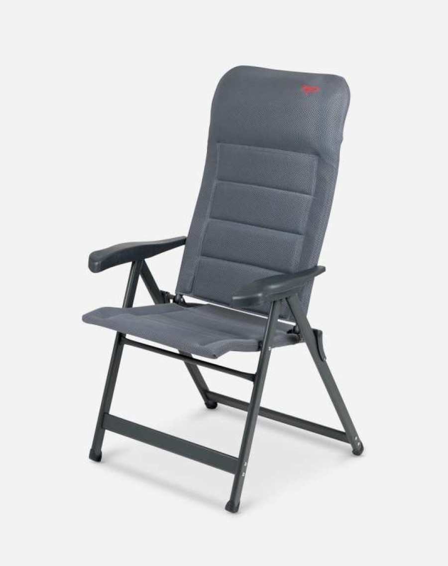 Camping Furniture * | Outlet Crespo Air Deluxe Relax Camping Chair Black