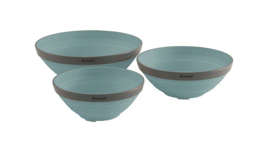 Caravan Supplies * | Featured Outwell Collaps Bowl Set (Classic Blue)