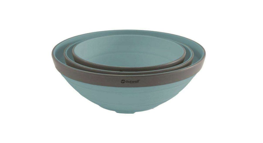 Caravan Supplies * | Featured Outwell Collaps Bowl Set (Classic Blue)