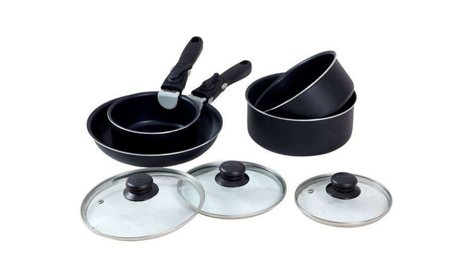 Caravan Supplies * | Good Quality Isabella Stackable Pot And Frying Pan Set