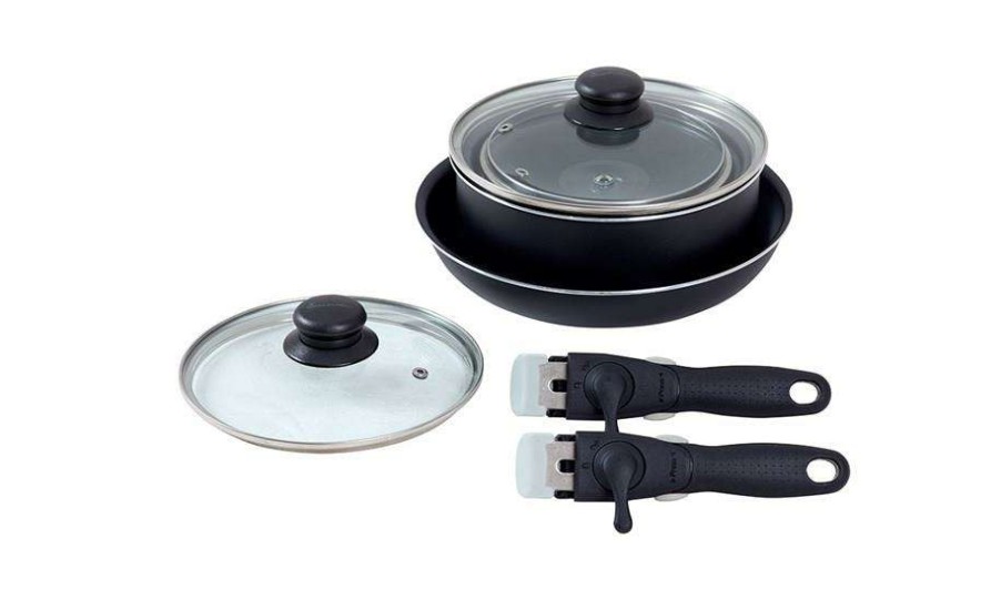 Caravan Supplies * | Good Quality Isabella Stackable Pot And Frying Pan Set